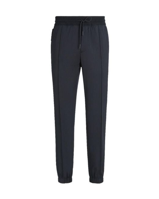 Zegna Blue High Performance Joggers for men