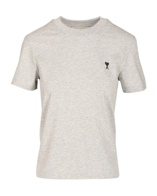 AMI White De Coeur T-Shirt
