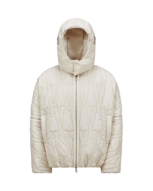 Moncler White X Willow Smith Haissa 2-In-1 Short Down Jacket