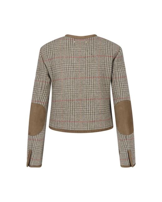 Golden Goose Deluxe Brand Brown Long-Sleeve Casual Jacket