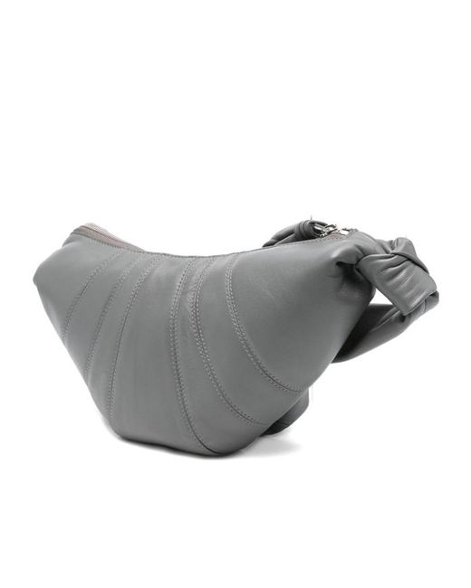 Lemaire Gray Small Croissant Bag for men