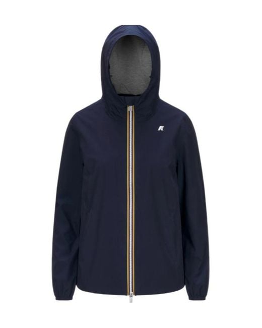 K-Way Blue Marguerite Stretch Jacket