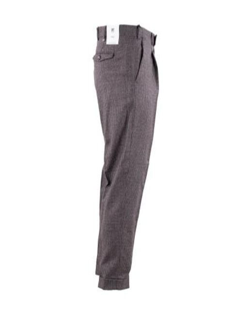Pt Pantaloni Gray Tailored Trousers for men