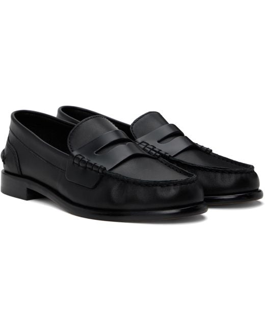 Rag & Bone Black Round Toe Loafers