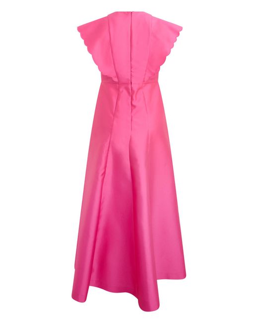 Philosophy Di Lorenzo Serafini Pink Sleeveless V-Neck Dress