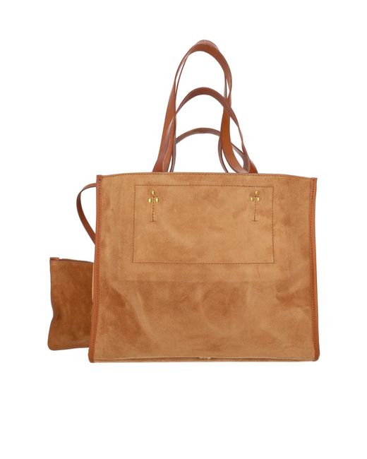 Jérôme Dreyfuss Brown Léon M Suede Tote Bag