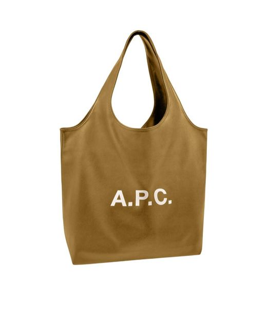 A.P.C. Metallic Ninon Medium Tote Bag for men