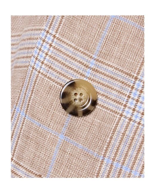 Veronica Beard Multicolor Beacon Dickey Gathered Checked Blazer
