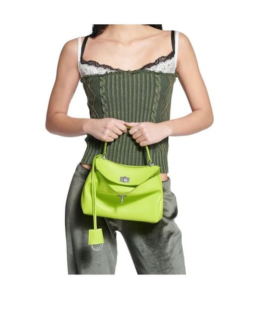 Balenciaga Green Rodeo Handbag Mini