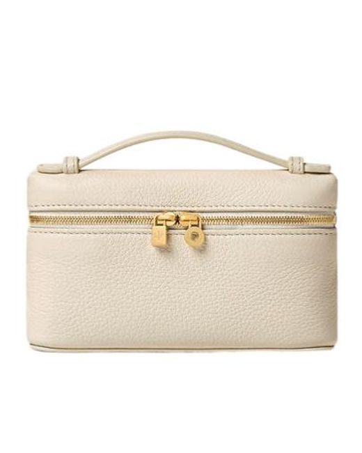 Loro Piana Natural Extra Pocket Mini Pouch