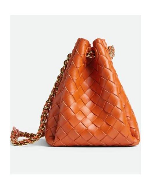 Bottega Veneta Orange Small Parachute Chain