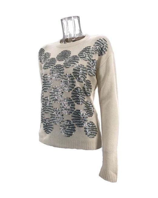 Armani Jeans Multicolor Round-Neck Long-Sleeved Sweater
