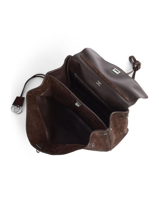 Balenciaga Brown Medium Rodeo Handbag