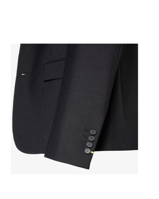 Fendi Black Kid Mohair Blazer for men