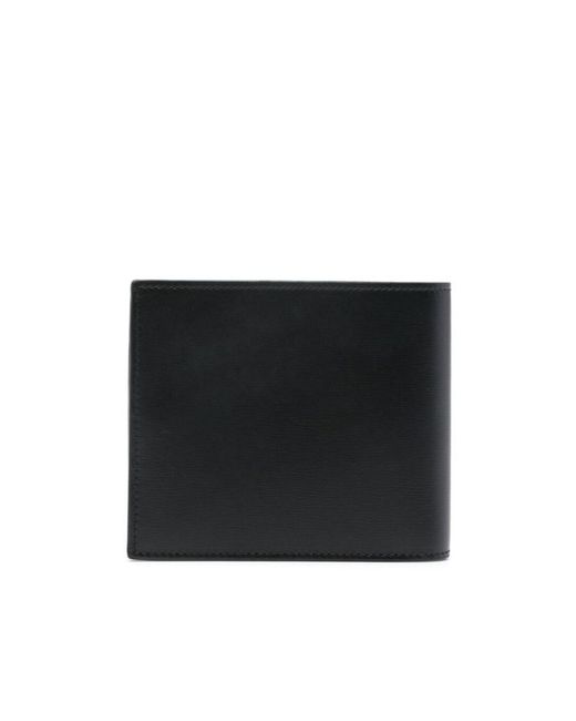 Ferragamo Black Ferragamo Logo Printed Bi-Fold Wallet