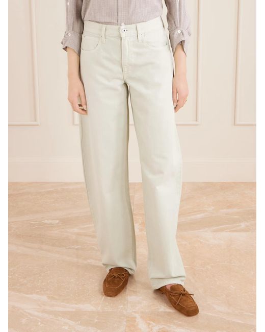 SLVRLAKE Denim White Tess Long Jeans