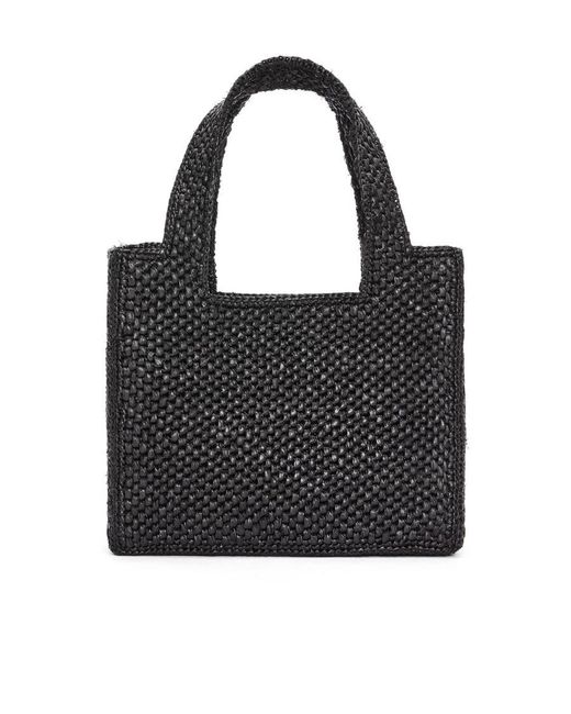 Loewe Black Mini Font Tote