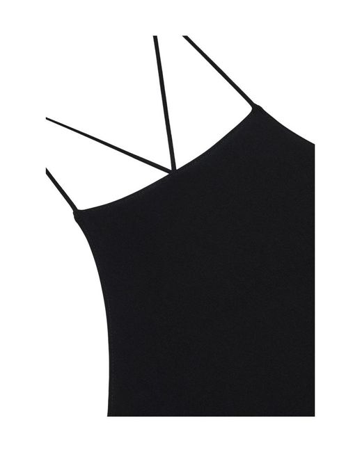 Céline Black Asymmetrical Dress