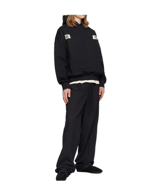 Fear Of God Black Hoodie for men