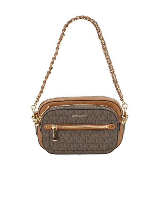 MICHAEL Michael Kors Metallic Logo Cross-Body Bag