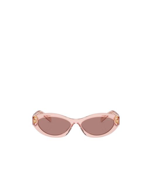Prada Pink Eyewear Cat-Eye Sunglasses