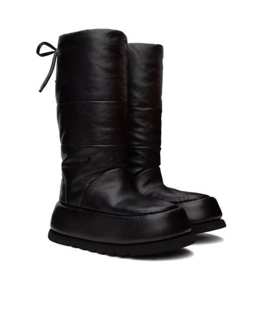 Marsèll Black Bombo Round Head Boots