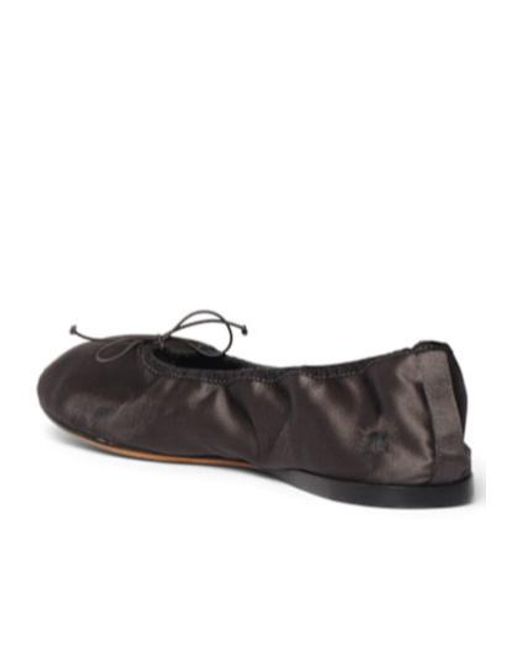 The Row Brown Round Head Ballet Flats