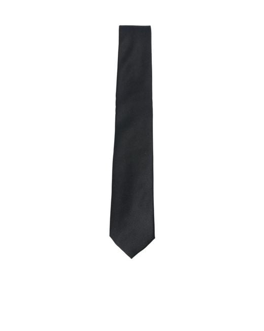 Tagliatore Black Plain Tie for men
