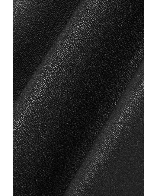 Theory Black Leather Leggings