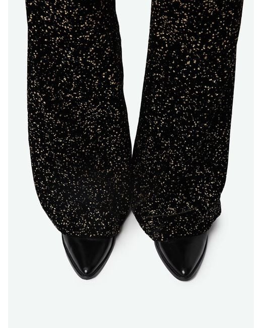 Zadig & Voltaire Black Prevy Trousers