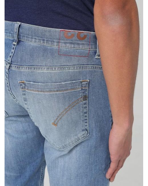Dondup Blue Five-Pocket Denim Trousers for men