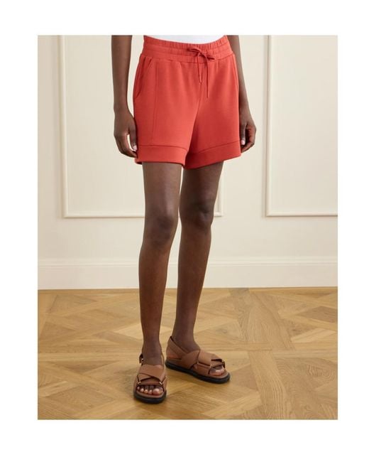Varley Red Atrium Jersey Shorts