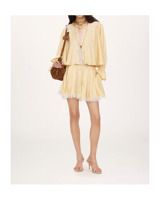 Chloé Natural Fluid Shorts