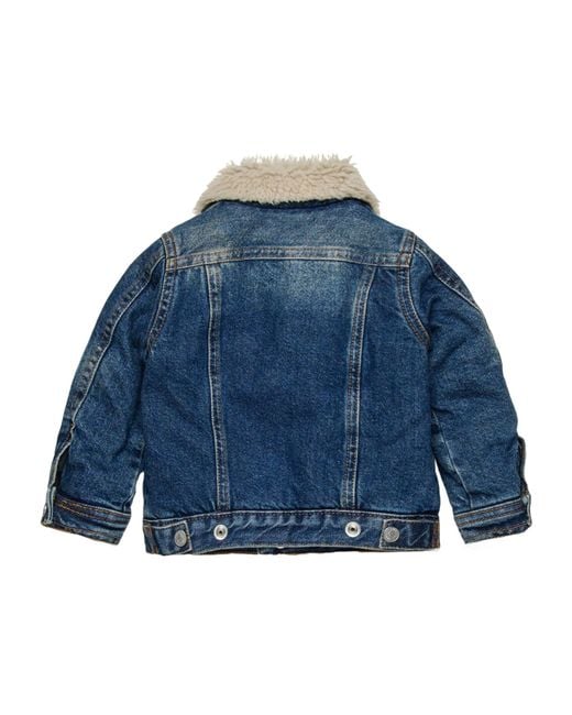 DIESEL Blue Cotton Jacket