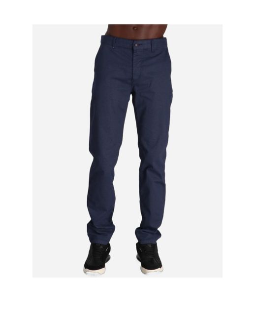 Boss Blue Tapered Trousers for men
