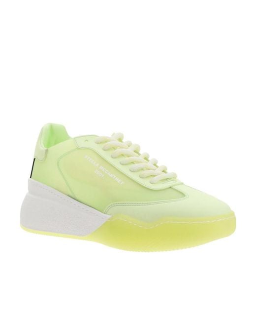 Stella McCartney Yellow Low-Top Sports Shoes