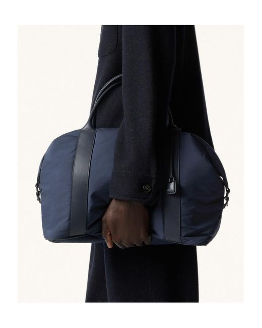 Loro Piana Blue Medium Wind Duffle Bag for men