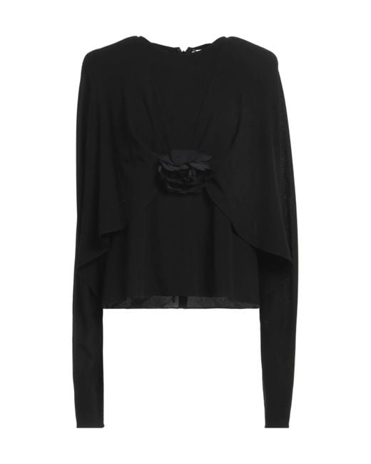 Saint Laurent Black Solidcolor Longsleeve Tshirt
