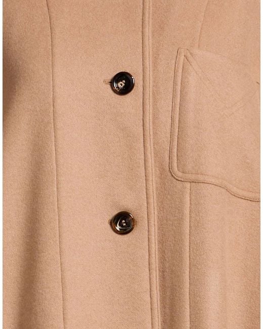 Max Mara Natural Solid Color Coats