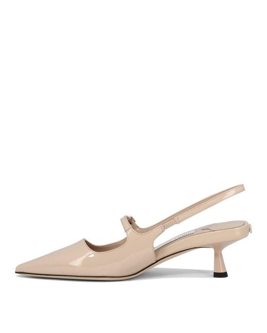 Jimmy Choo Pink Didi 45 Pointed-Toe Pumps