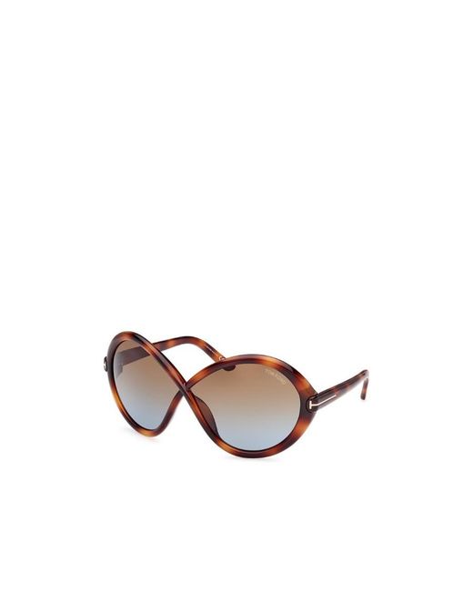 Tom Ford Multicolor Eyewear Oval Frame Sunglasses
