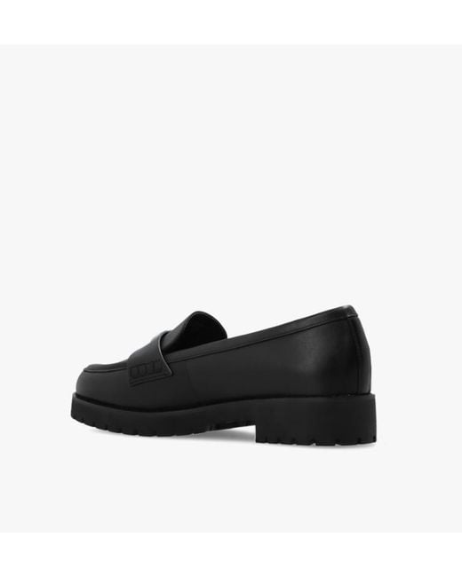 MICHAEL Michael Kors Black Round-Toe Loafers