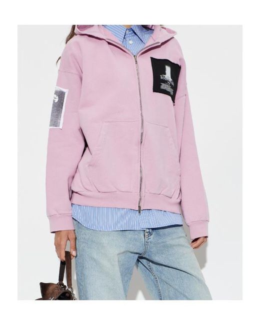 Balenciaga Pink Long-Sleeve Sweatshirt