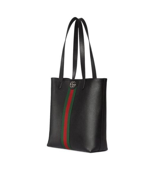Gucci Black Ophidia Medium Tote Bag