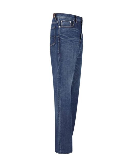 Dior Blue Homme Straight-Leg Jeans for men