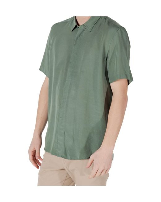Antony Morato Green Short Sleeve Shirt for men