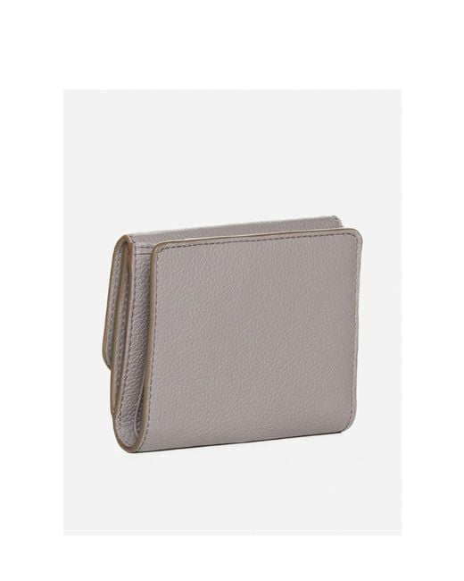 Chloé Gray Marcie Leather Wallet