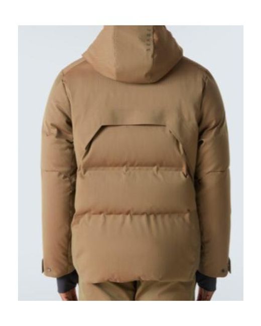 Sease Brown Nordend Wool-Blend Down Jacket for men