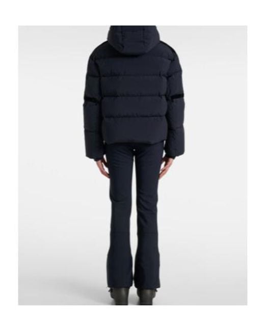 Fusalp Blue Barsy Velvet-Trimmed Down Ski Jacket