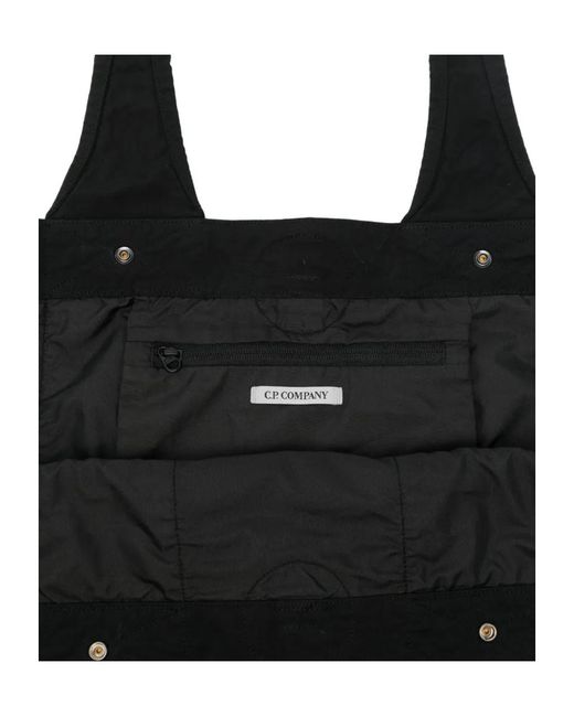 C P Company Black Top-Handles Shoulder Bag for men